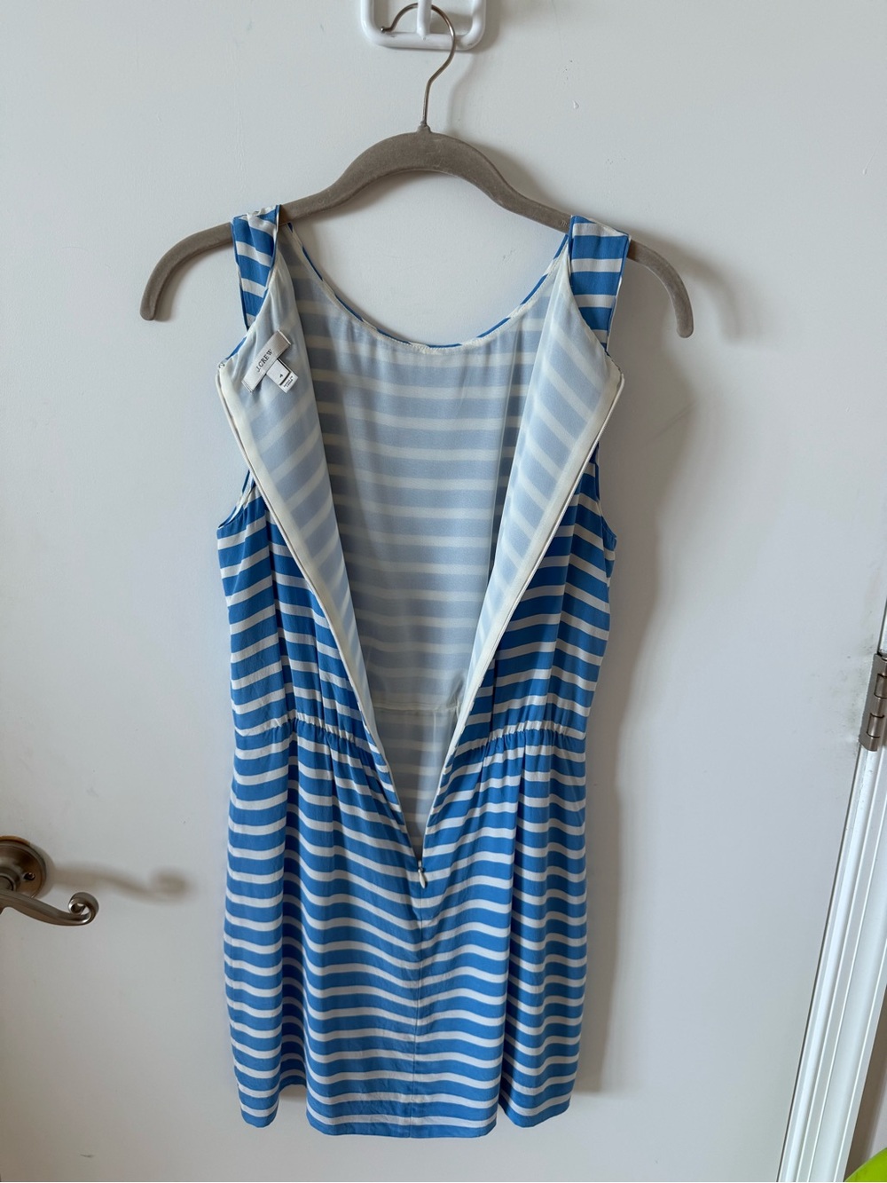 J. Crew Blue and White Striped Dress - Picture 5 of 5